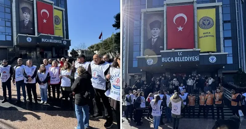İşçiden CHP li Buca Belediyesi ne son şans: Yarın ödeme alamazlarsa işi bırakmaya devam edecekler İzmir Haberleri