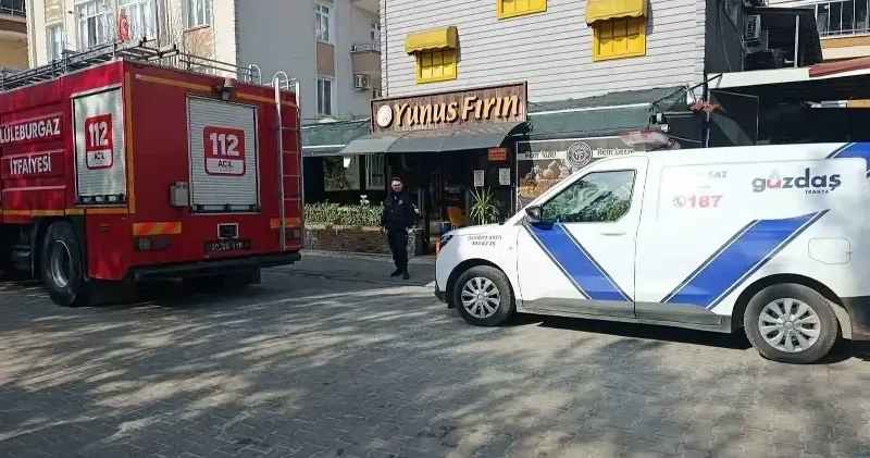 Ekmek fırınında vatandaşı panikleten patlama: Bir yaralı Kırklareli Haberleri