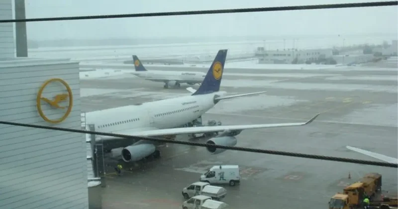 Münih te havacılık skandalı: 500 yolcu uçaklarda rehin kaldı