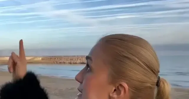 Uçak izlerine ‘spreyleme’ deyip Epstein Adası’na benzetti VİDEO İZLE