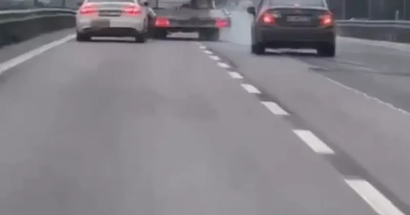 Tuzla da aracı sıkıştırıp şoförü darp eden sürücü adliyeye sevk edildi