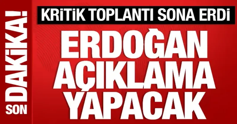 Kabine Toplantısı sona erdi