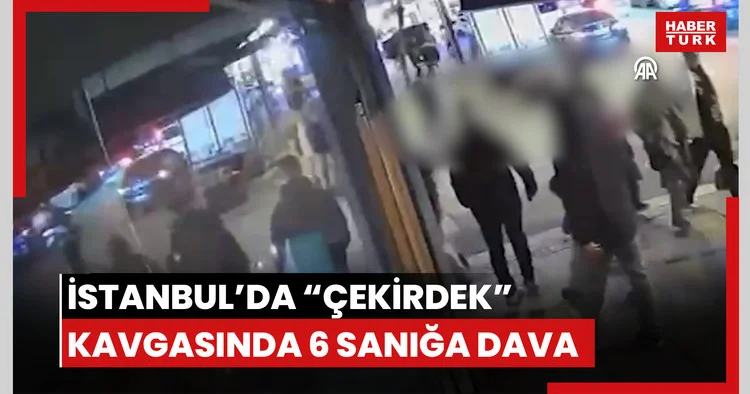 İstanbulda ölümle sonuçlanan çekirdek yiyip etrafı kirletmeyin kavgasında 6 sanığa dava