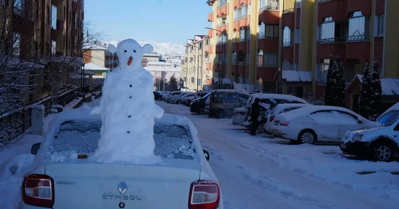 Erzurum baharı beklerken kışı yaşıyor