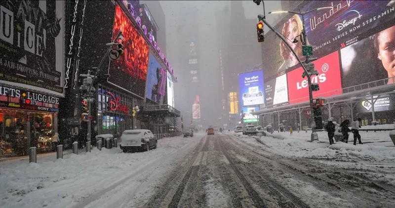 Kar fırtınası hayatı durdurdu: 6 eyalette acil durum