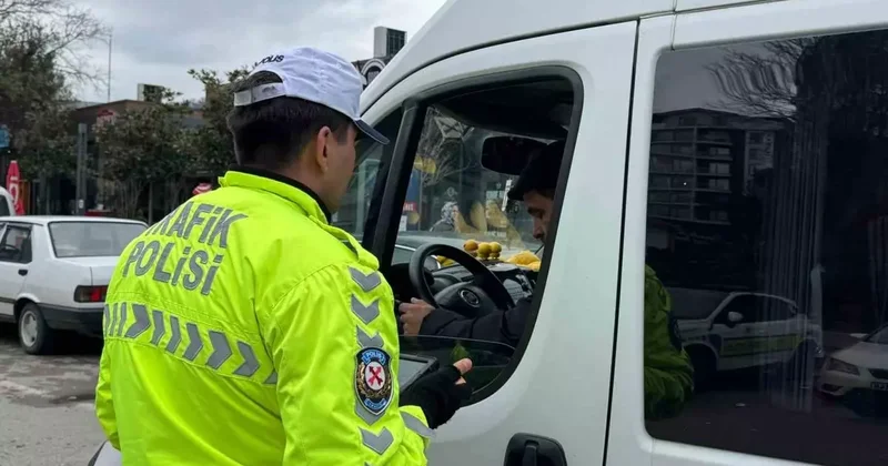 Zonguldak’ta ticari araçlara sıkı denetim