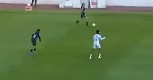 Maç oynanırken çatışma çıktı VİDEO İZLE