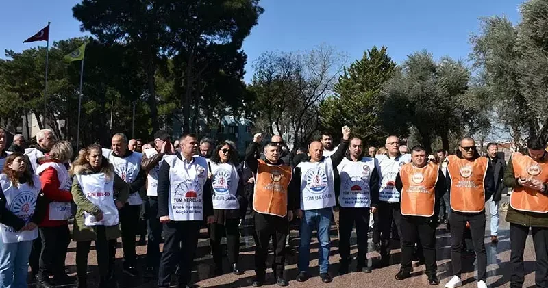 Buca Belediyesi nde iş bırakma eylemi