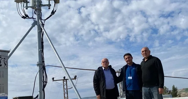 Adıyaman da Kırmacık köyüne baz istasyonu kuruldu Adıyaman Haberleri