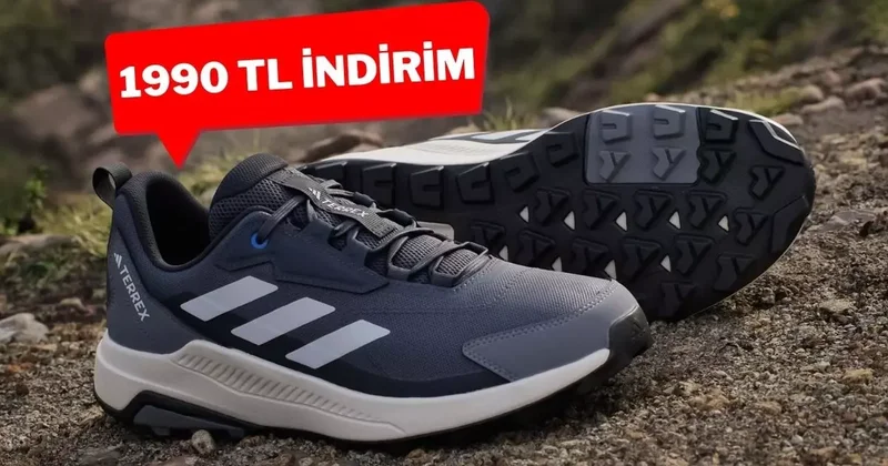 Uzun yürüyüşlerde ilk tercih: adidas Terrex Anylander ayakkabıda indirim başladı