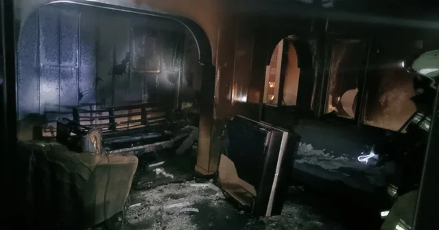 Elektrikli soba evi küle çevirdi Diyarbakır Haberleri