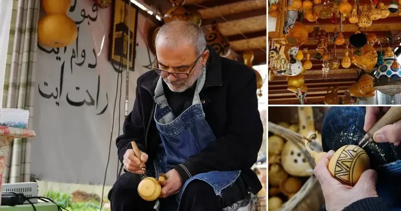 Isparta da emekli öğretmen su kabağını sanata dönüştürüyor Aktüel Haberleri