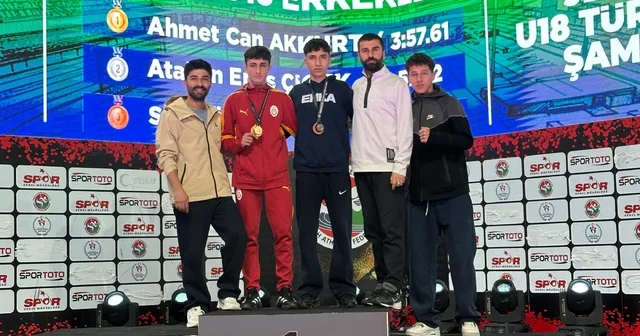 Adil Sani Konukoğlu Spor Lisesi sporcularından üç Türkiye şampiyonluğu Gaziantep Haberleri