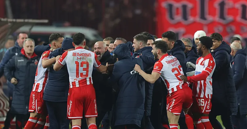 Olaylı derbide Kızılyıldız, Partizan ı 3 golle geçti!