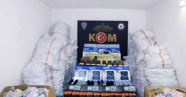 Şırnak ta 17,8 milyonluk kaçak ürün ele geçirildi: 10 tutuklama Şırnak Haberleri