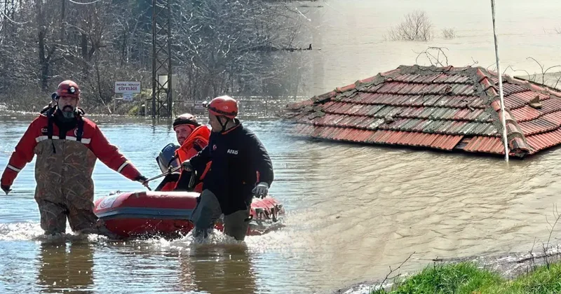 Edirne de kırmızı alarm! Meriç Nehri nin debisi artıyor: Tarihi köprü trafiğe kapatıldı