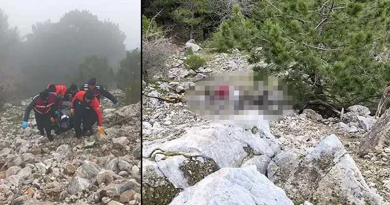 Uçurumda bulunan cesetle ilgili eşi ve oğlu dahil 9 gözaltı