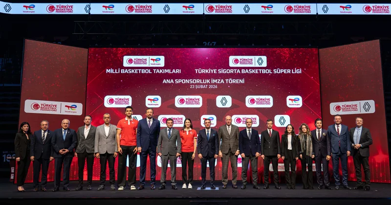 TotalEnergies İstasyonları ve Renault ile Türkiye Basketbol Federasyonu arasında iş birliği