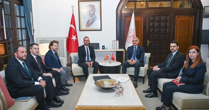 Kültür ve Turizm Bakanı Ersoy, Kuzey Makedonyalı mevkidaşıyla bir araya geldi