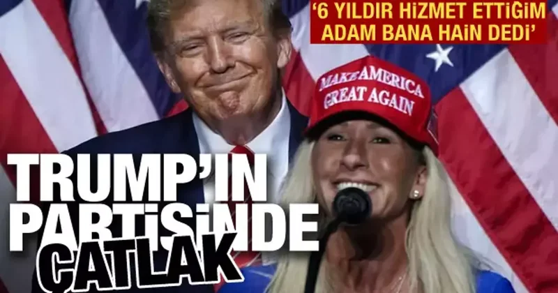 Trump, Cumhuriyetçi vekil Greene ile gerildi! Bana hain dedi