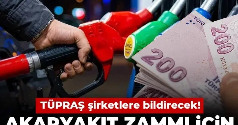 Akaryakıt zammı için gözler saat 16:00 da: TÜPRAŞ şirketlere bildirecek