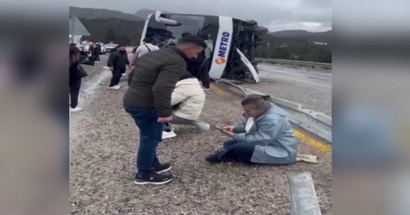 Son dakika: Otobüs devrildi! Yaralılar var! Son dakika haberleri