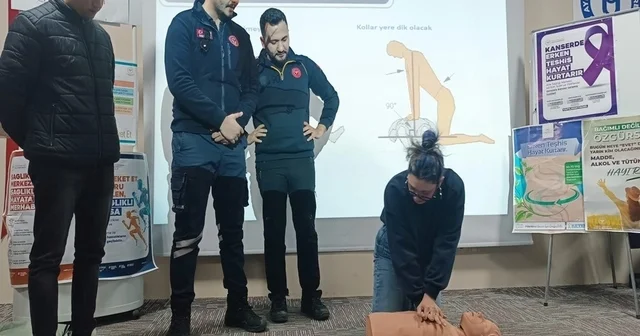 Buharkent te ilk yardım ve sağlıklı yaşam eğitimleri verildi Aydın Haberleri