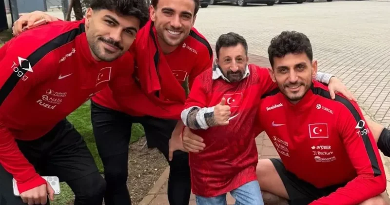 Milli Takım kampınına damga vuran ziyaret