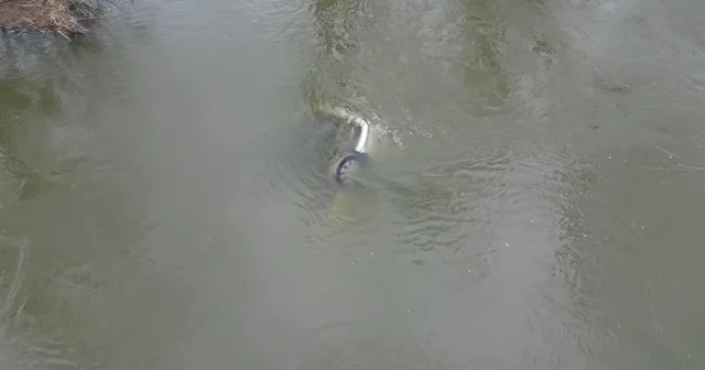 Edirne de taşkında nehre düşen otomobil 1 ay sonra bulundu Edirne Haberleri