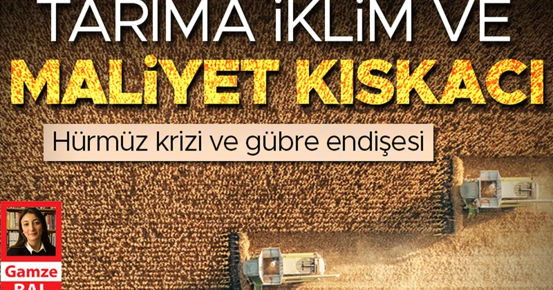 Tarıma iklim ve maliyet kıskacı
