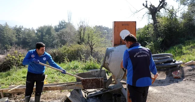 Üreticinin talebi üzerine sulama havuzu kapasitesi 30 tona çıkarıldı Muğla Haberleri