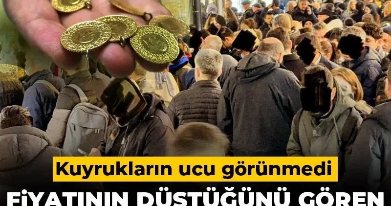 Fiyatının düştüğünü gören altın almaya koştu! Kuyrukların ucu görünmedi
