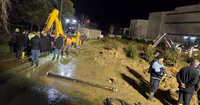 Samsun da içme suyu ana isale hattı patladı: Su kesintisi yaşanacak Samsun Haberleri
