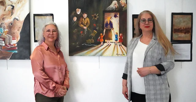 Konukevinden gelen mektuplar tuvale yansıdı Antalya Haberleri