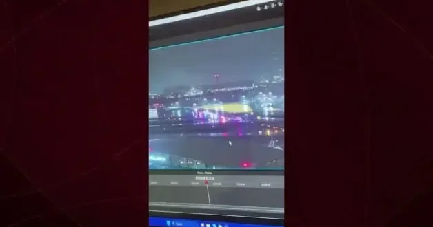 Uçak inişi sırasında itfaiye aracıyla çarpıştı: Kaza anının görüntüleri ortaya çıktı