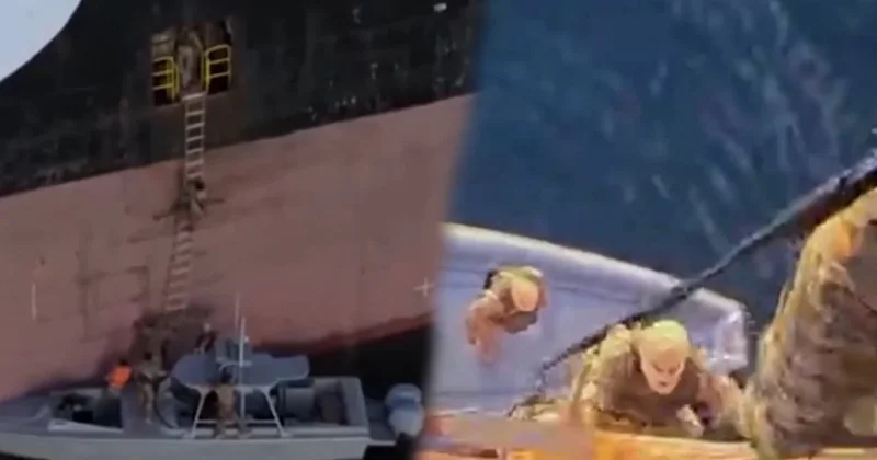 İran iki gemiye böyle el koydu Sözcü Gazetesi