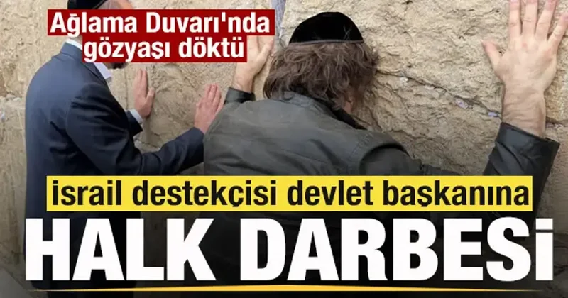 İsrail destekçisi Javier Milei ye halk darbesi!
