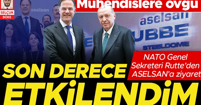 Rutte’den ASELSAN’a ziyaret: Son derece etkilendim