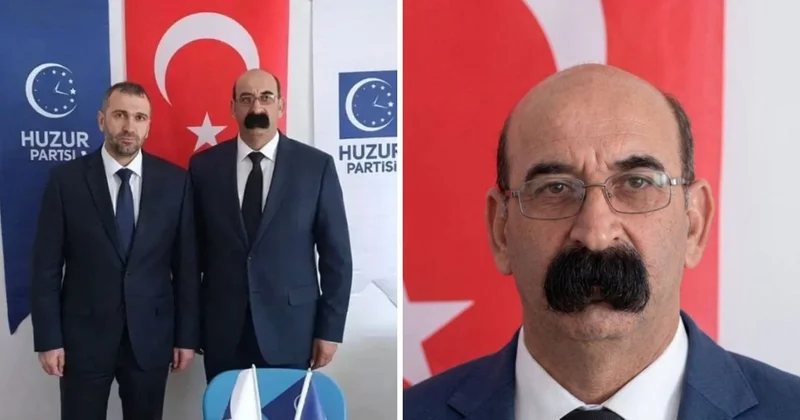 Huzur Partisi İlçe Başkanı Orhan Avcı’nın bıyıkları dünya basınında olay oldu!