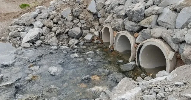 Akdağ Tabiat Parkı nın çöken yolu tamir edildi Afyonkarahisar Haberleri