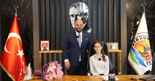 Başkan Türkel, makam koltuğunu Melis Neva Aydın a bıraktı Samsun Haberleri