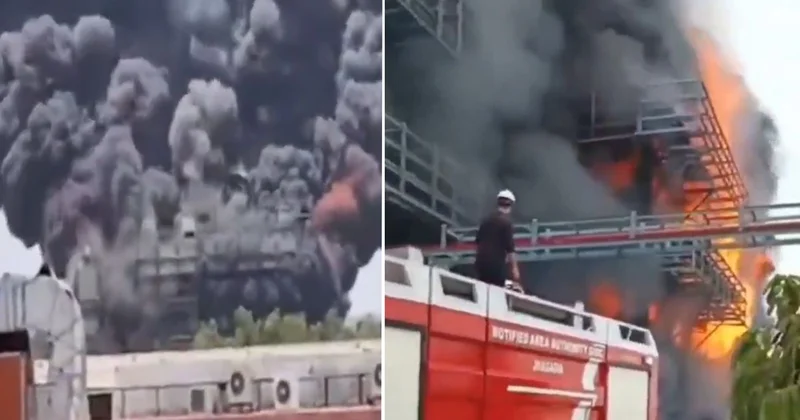 Hindistan’da kimya fabrikasında yangın: Çok sayıda yaralı var