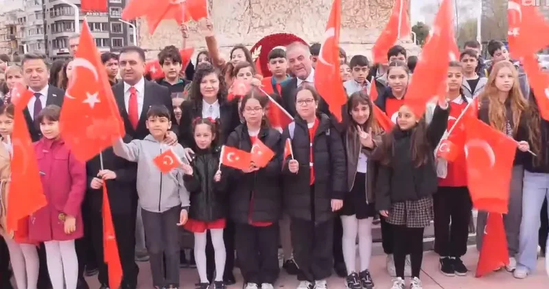 Taksim’de 23 Nisan töreni