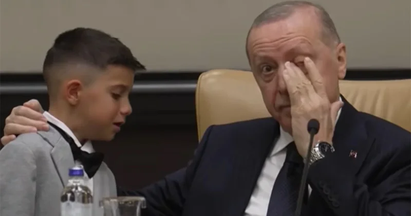 Ağlayarak yanına geldi, Erdoğan ın da gözleri doldu Sözcü Gazetesi