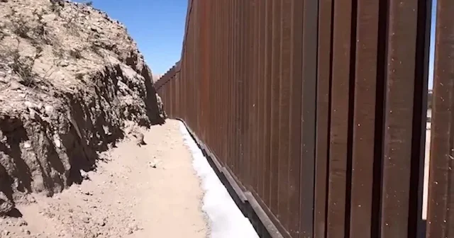 Sınır hattında çalışmalar sürüyor: ABD Meksika duvarı yükselmeye devam ediyor VİDEO İZLE