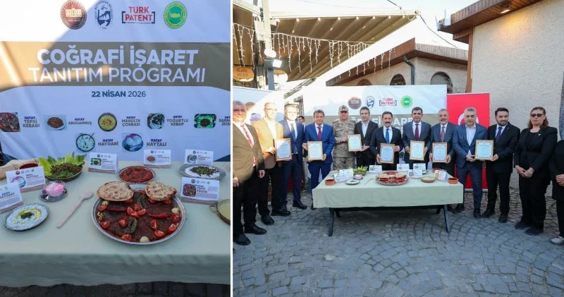 Damak çatlatan tepsi kebabıyla birlikte yöreye özgü 7 lezzet tescillendi Hatay Haberleri