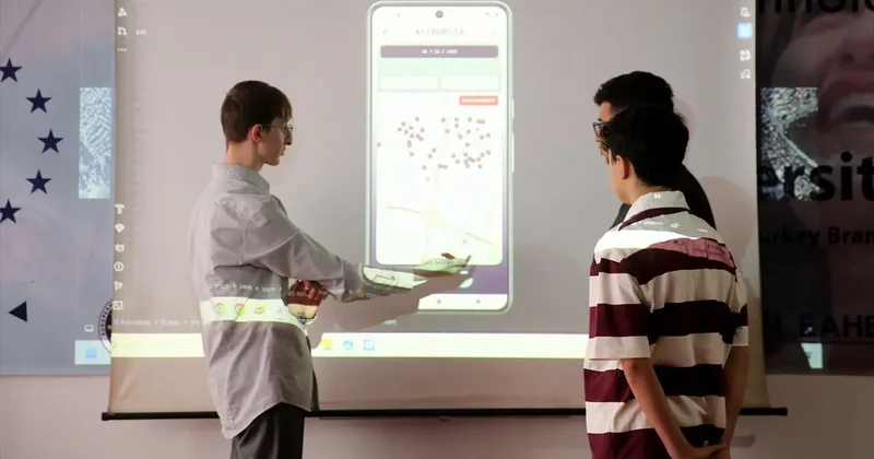 Lise öğrencileri geliştirdi: Yapay zeka ve yerel uydu destekli