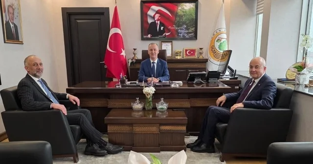 TSO Başkanı Demir den Halil Oflu ya ziyaret Zonguldak Haberleri