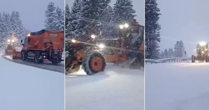 İstanbul un yanı başında lapa lapa kar sürprizi: Kalınlığı 1 metreye ulaştı Bursa Haberleri