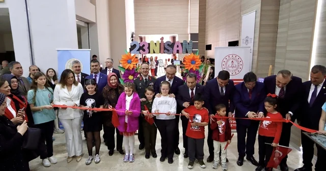 Tekirdağ da 23 Nisan resim sergisi açıldı Tekirdağ Haberleri